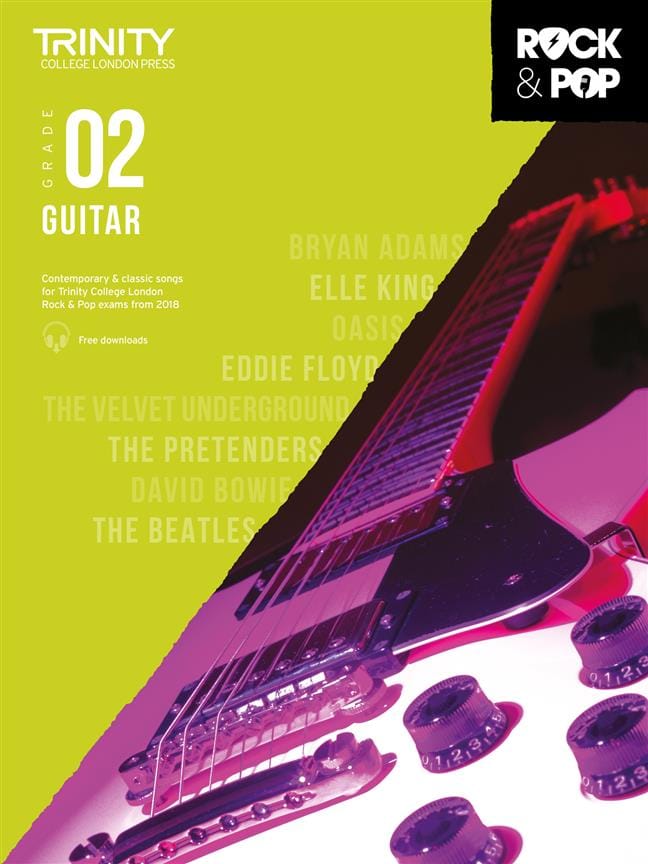 Trinity College London Rock and Pop 2018 Guitar Grade 2 (Book + Online Audio)