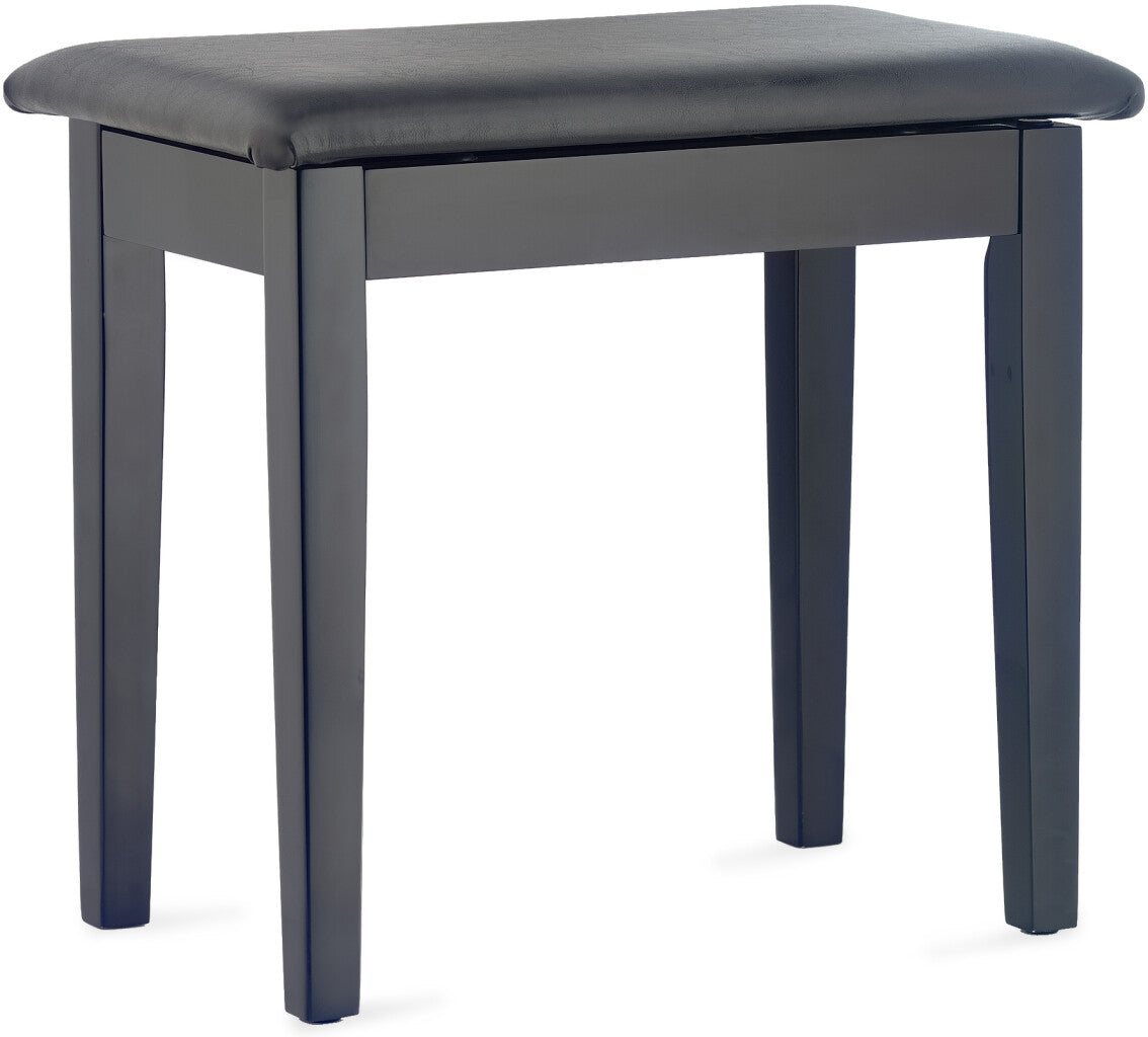 Stagg Piano Stool with Storage, Matt Black