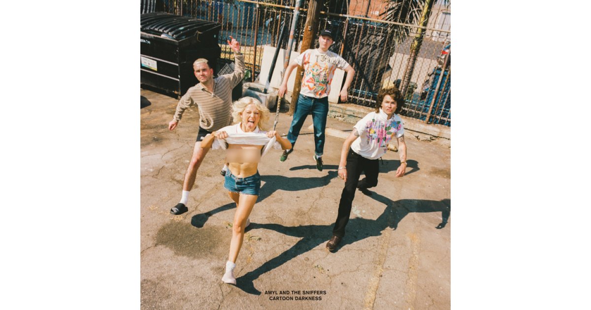 Amyl And The Sniffers - Cartoon Darkness - Limited Edition Bittersweet Moondance Colour Vinyl