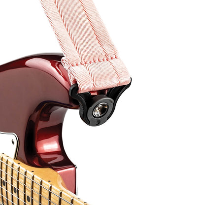 D'Addario Auto Lock Guitar Strap, New Rose