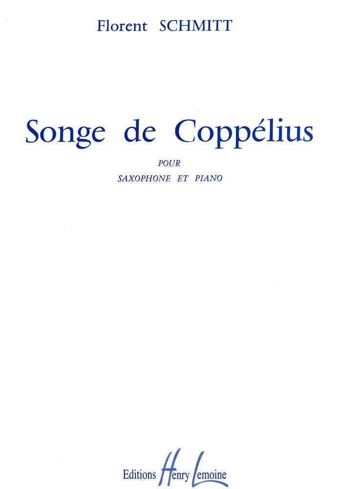 Songe De CoppéLius (Saxophone B-Flat And Piano)