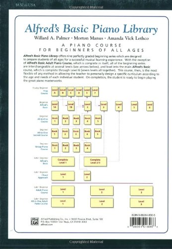 Palmer, Manus & Lethco - Alfred's Basic Piano Library - Lesson Book Complete levels 2 + 3 (Later Beginner