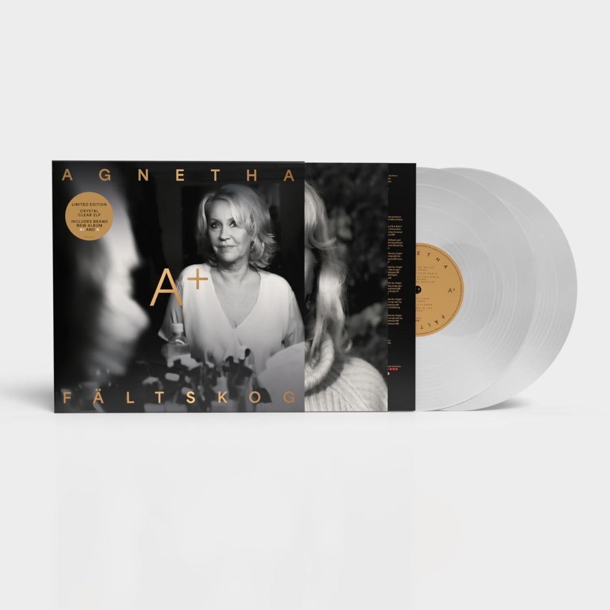 Agnetha Faltskog - A+ - Limited Edition Crystal Clear 2LP Vinyl