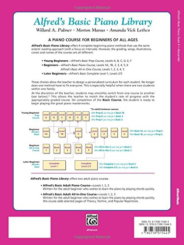 Alexander, Dennis - Alfred'S Basic Piano Duet Book Level 4