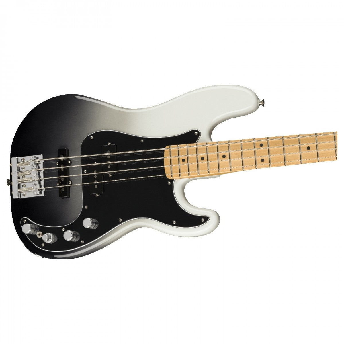 Fender Player Plus Precision Bass, Maple Fingerboard, Silver Smoke