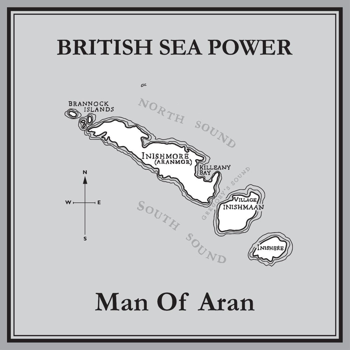 Sea Power - Man Of Aran - Limited Edition Yellow/Blue 2LP Vinyl