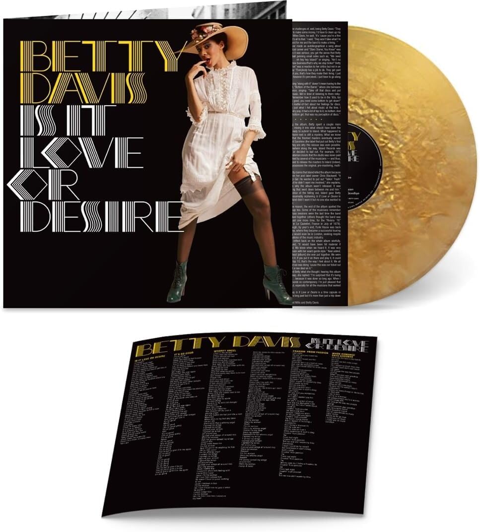 Betty Davis - Is It Love Or Desire - Clear Gold Vinyl