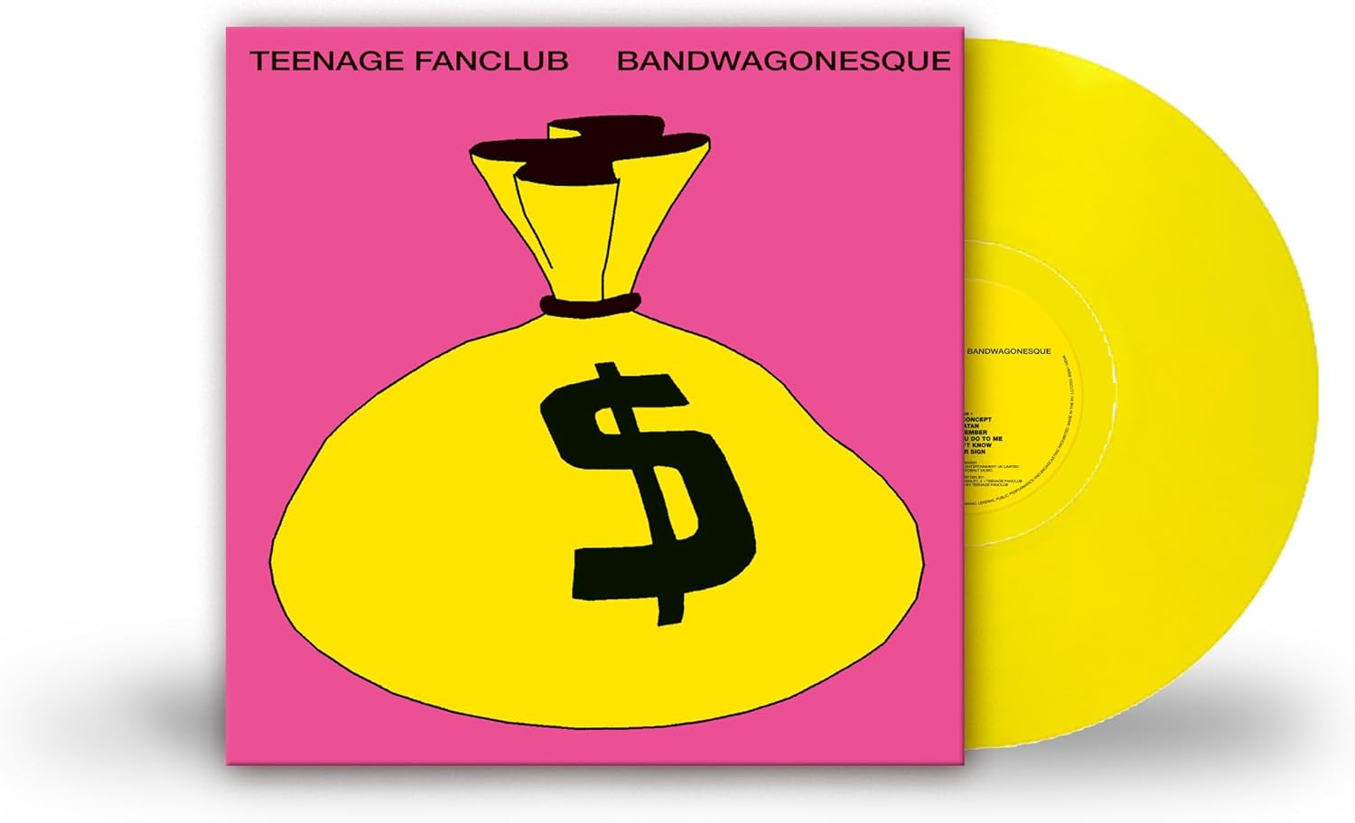 Teenage Fanclub - Bandwagonesque - Translucent Yellow Vinyl - NAD 2023