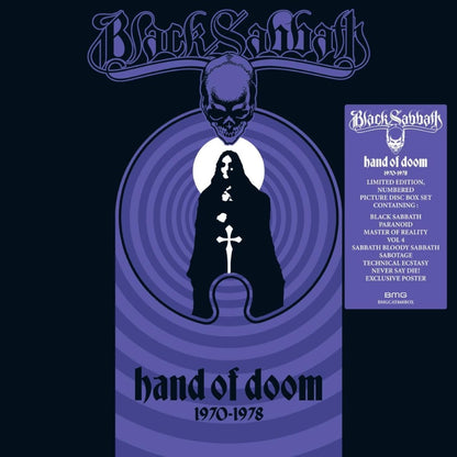 Black Sabbath - Hand Of Doom 1970 - 1978 Super Deluxe Vinyl Picture Disc Box Set