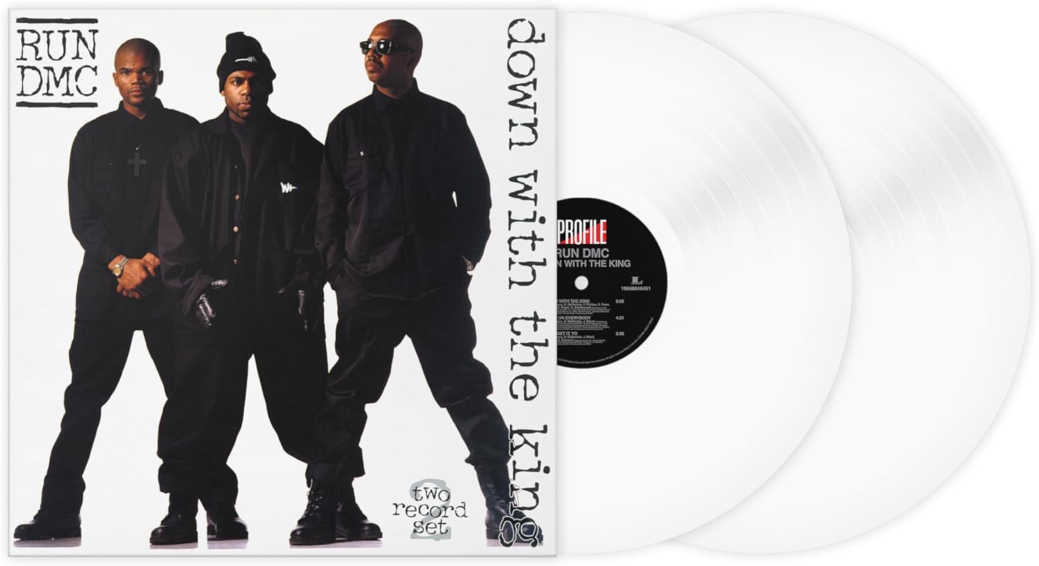 Run Dmc - Down With The King - Limited Edition White 2LP Vinyl