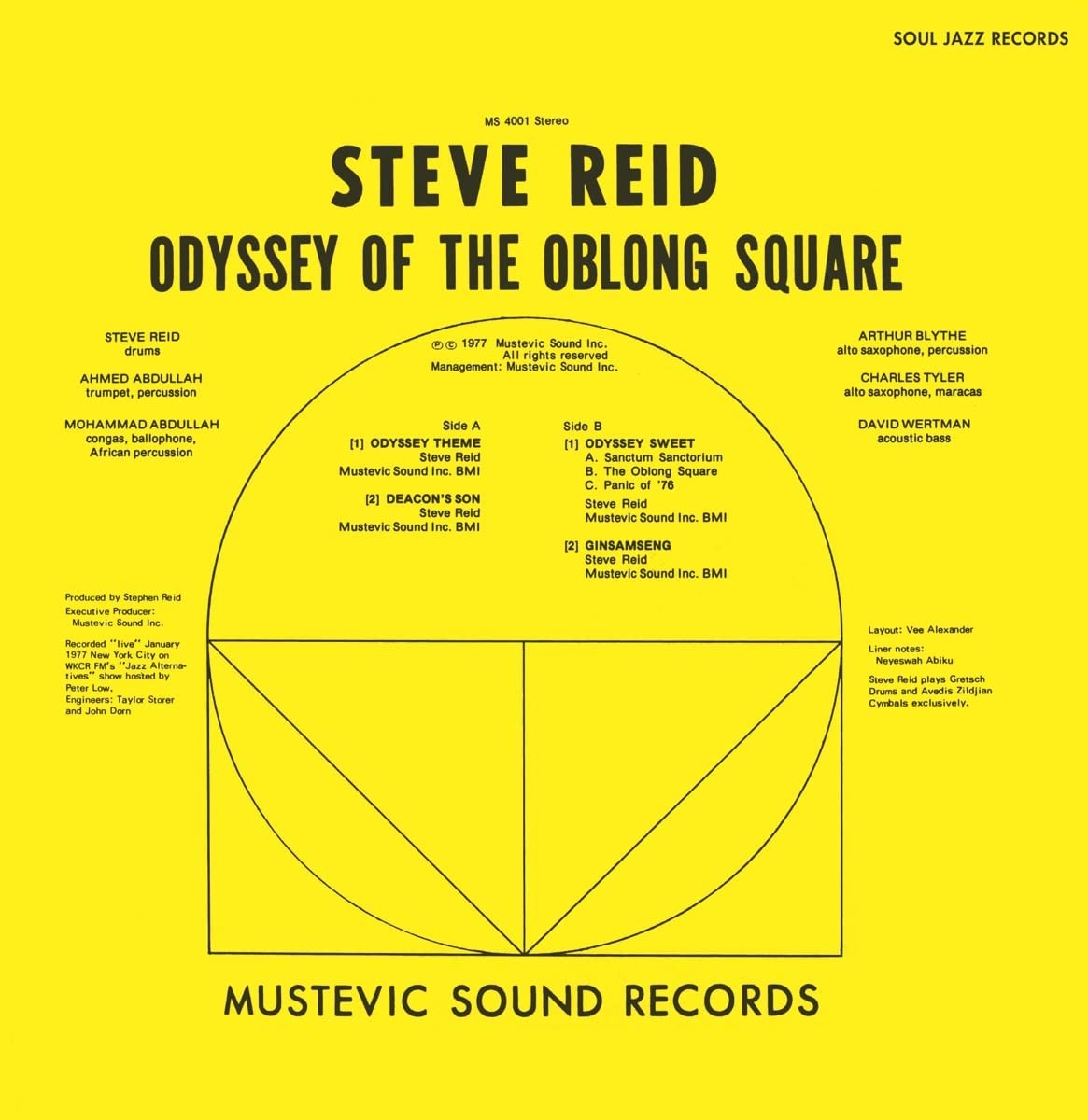 Steve Reid - Odyssey Of The Oblong Square - Gold Edition - Vinyl