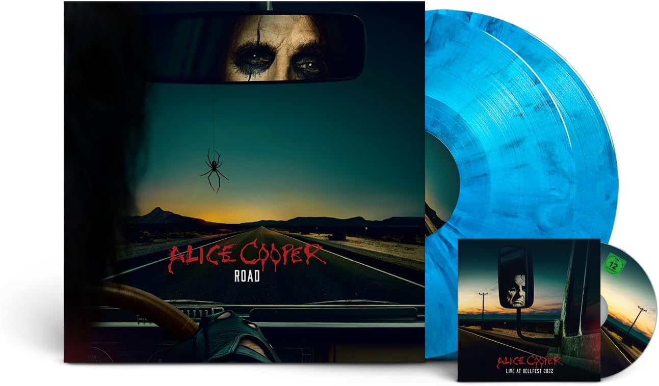 Alice Cooper - Road - Limited Edition Blue Marbled 2LP Vinyl