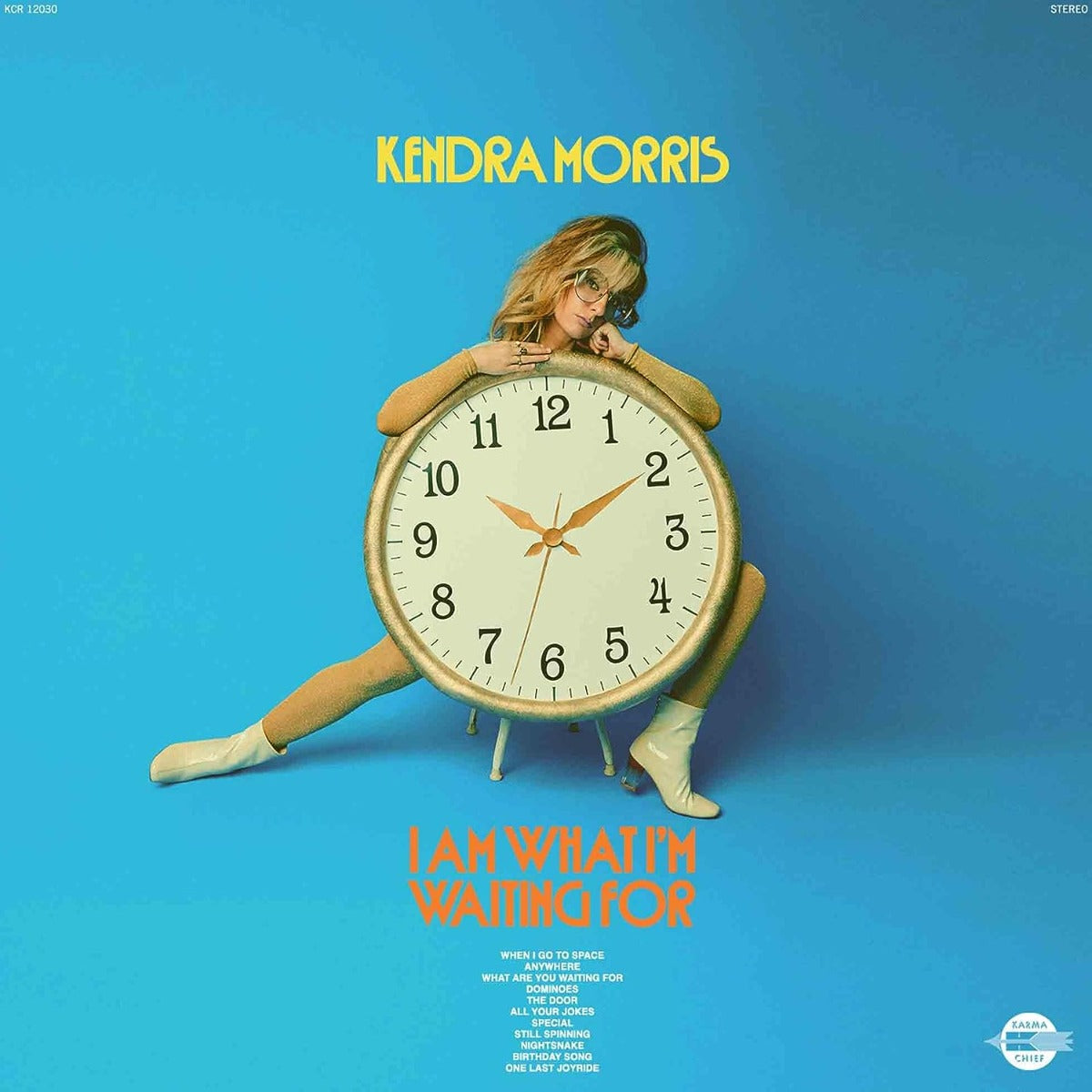 Kendra Morris - I Am What I'm Waiting For  -  blue with white swirl vinyl