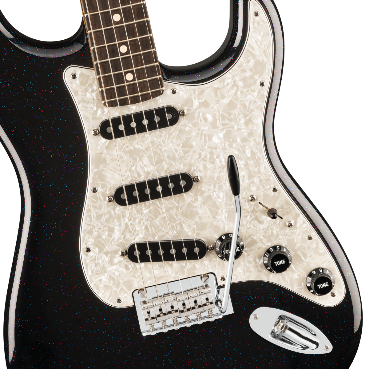 Fender 70th Anniversary Player Stratocaster Rosewood Fingerboard Nebula Noir Electric Guitar