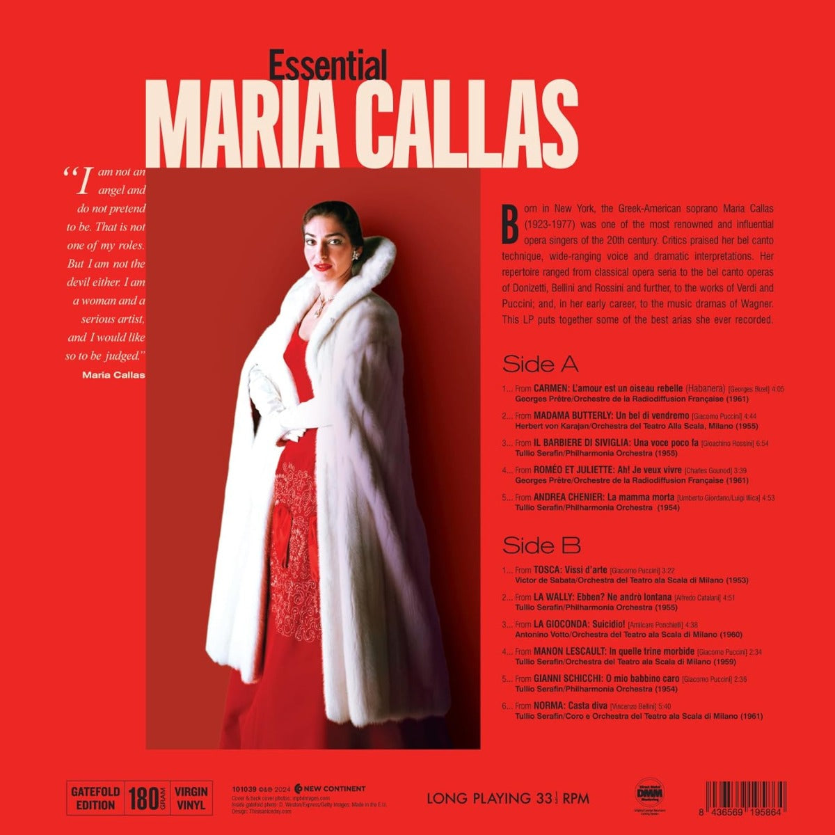 Maria Callas - Essential Maria Callas - Vinyl