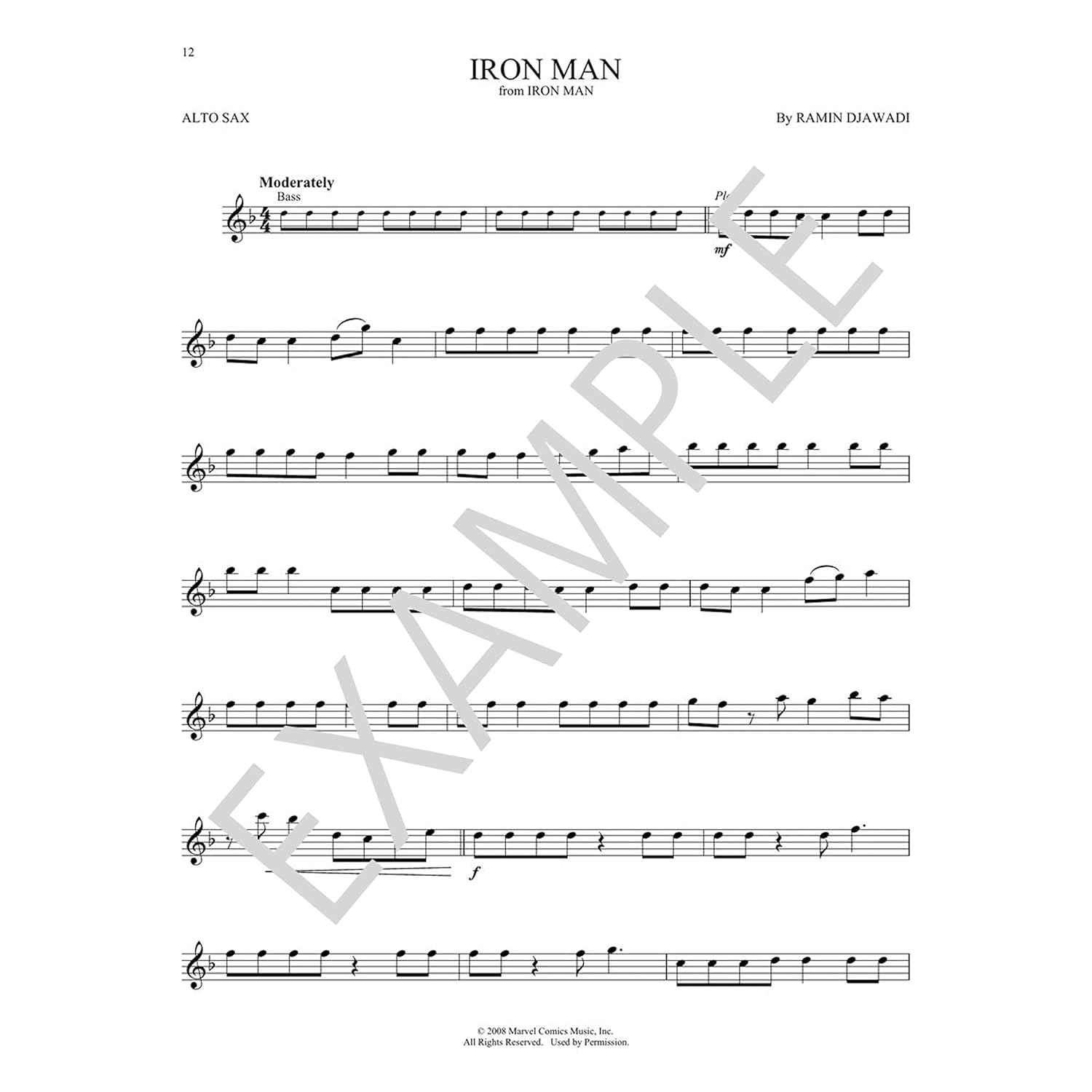 Hal Leonard Instrumental Play-Along Superhero Themes for Alto Saxophone