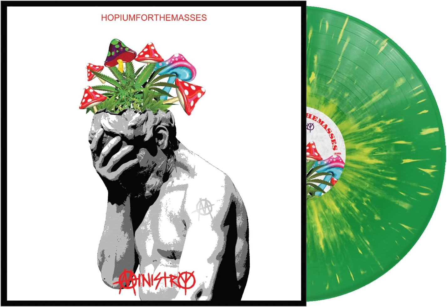 Ministry - Hopiumforthemasses - Limited Edition Green/Yellow Splatter Vinyl