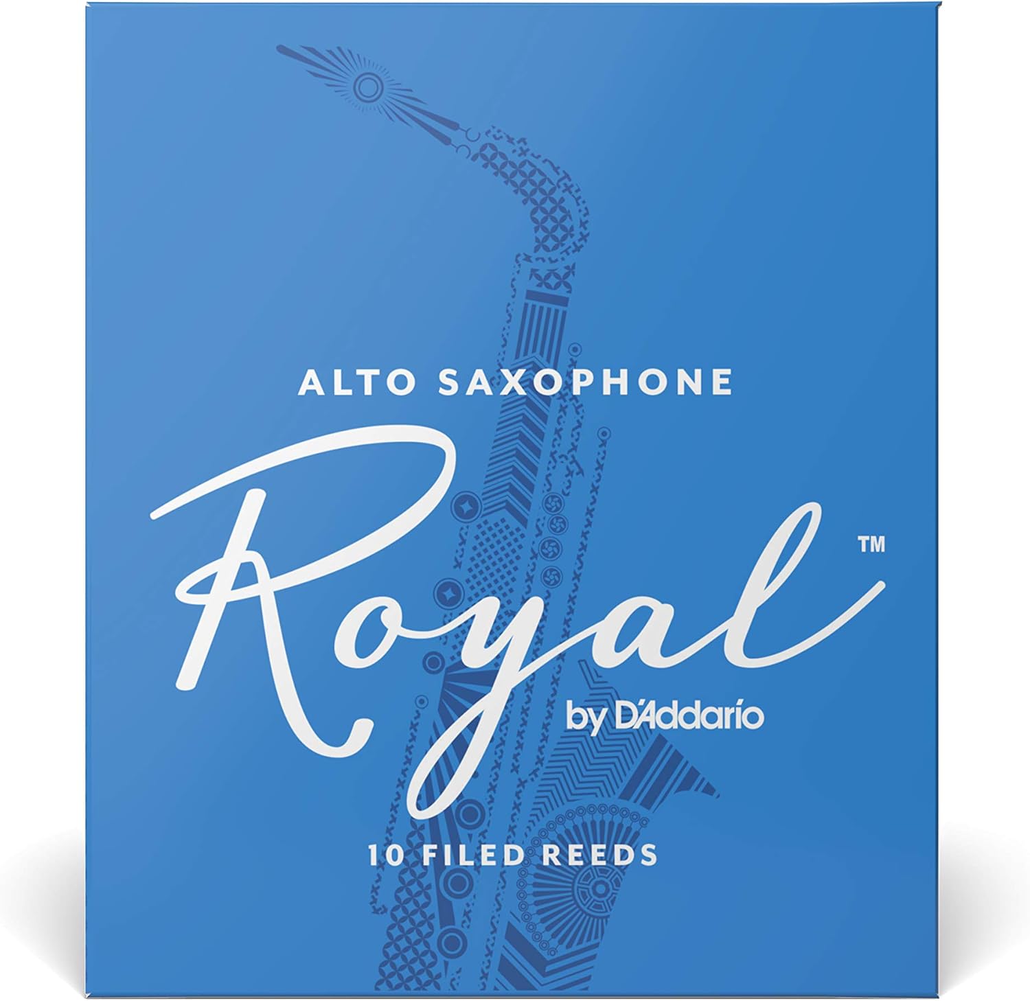 Royal by D'Addario Alto Sax Reeds, Strength 2, 10-pack