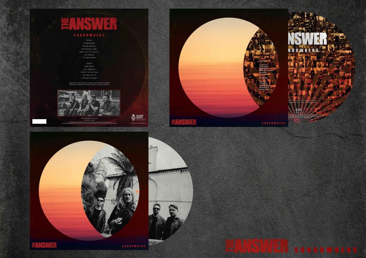 Answer - Sundowners - Indie Exclusive Picture Disc Vinyl