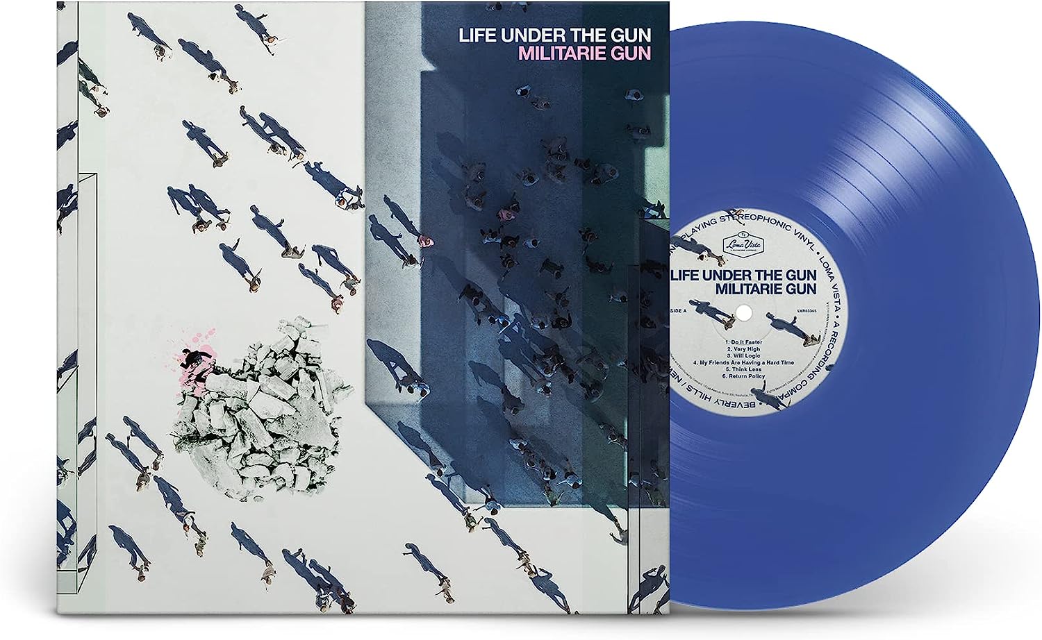 Militarie Gun - Life Under The Gun - Translucent Cobalt Vinyl