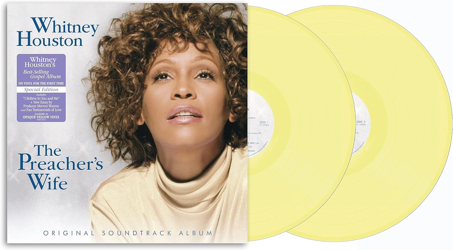 Whitney Houston - The Preacher's Wife - Ost  -  Opaque Yellow Vinyl