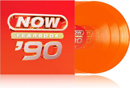 Various Artists - Now Yearbook 1990 - Limited Edition Orange 3LP Vinyl