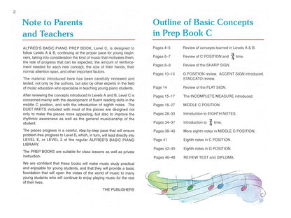 Palmer, Manus & Lethco - Alfred Prep Course Lesson Book Level C