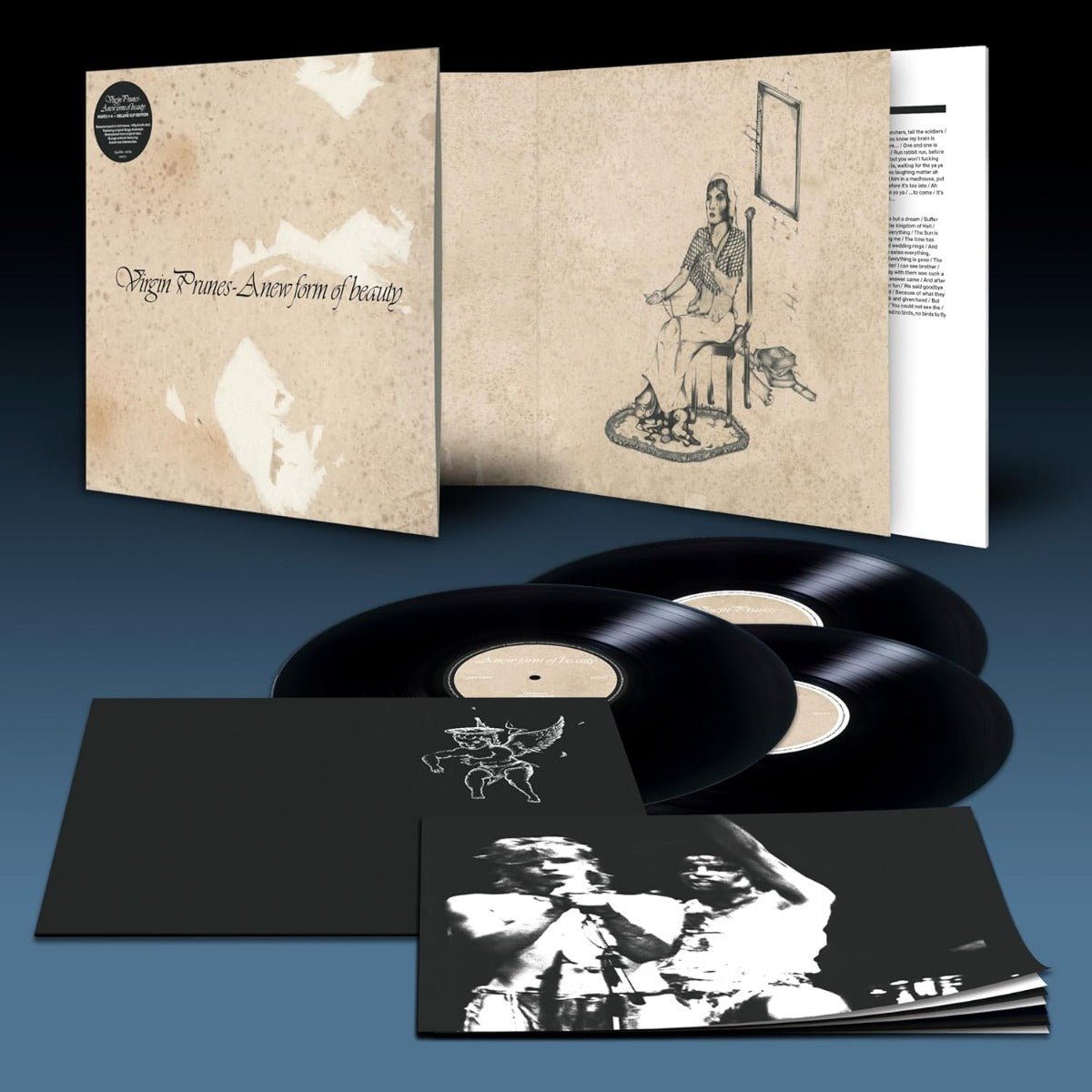 Virgin Prunes - A New Form Of Beauty - Pts 1-4 - Deluxe 3LP Vinyl