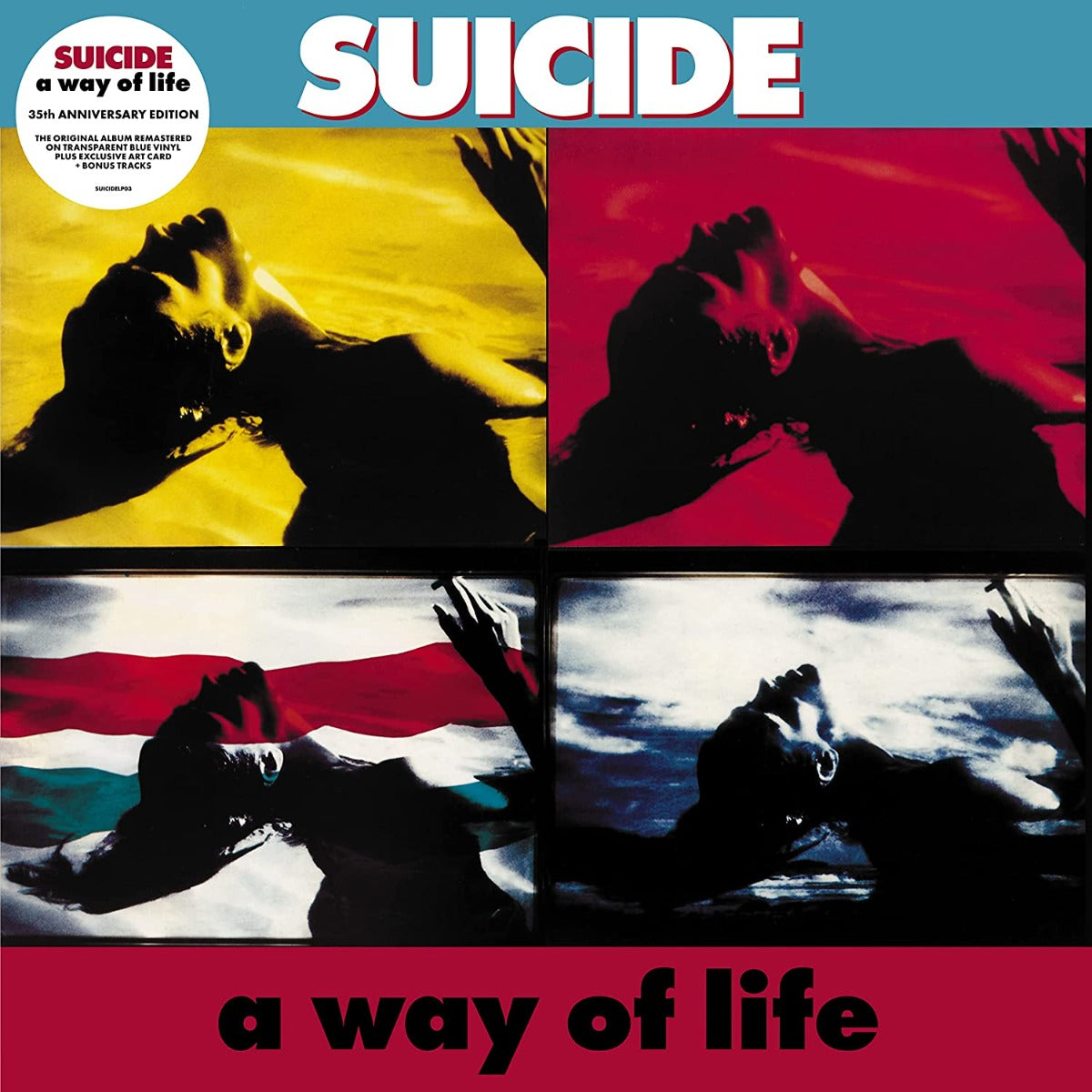 Suicide - A Way Of Life - 35th Anniversary - Transparent Blue Vinyl