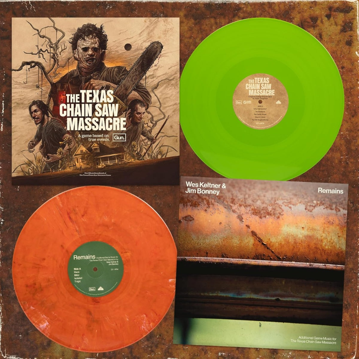 Ross Tregenza/wes Keltner - The Texas Chain Saw Massacre Video Game Ost - Limited Edition Rust Coloured Viny