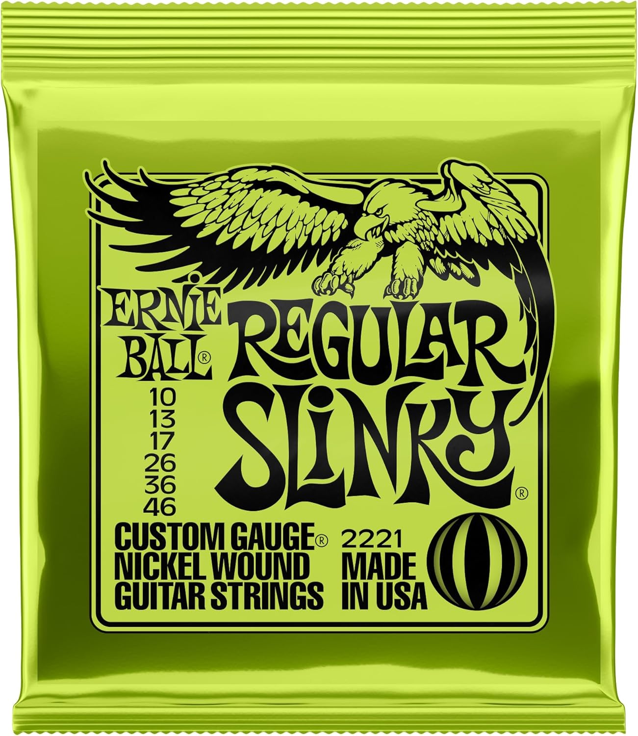 Ernie Ball Regular Slinky Electric Guitar Strings