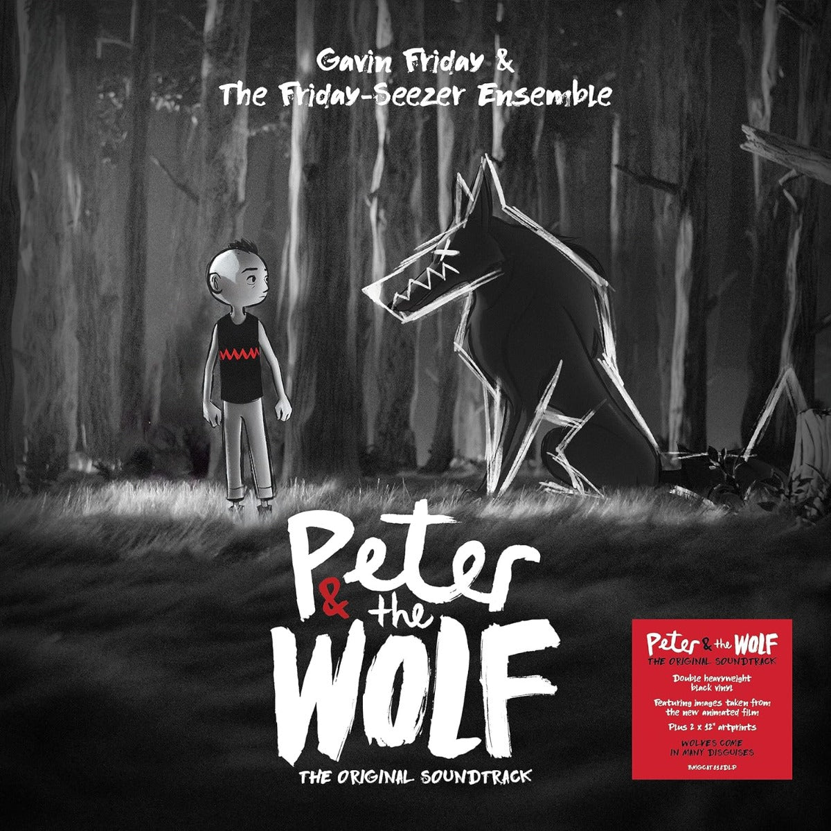 Gavin Friday_The Friday-Seezer Ensemble - Peter and the Wolf Ost - Deluxe 2LP Vinyl + Art Cards