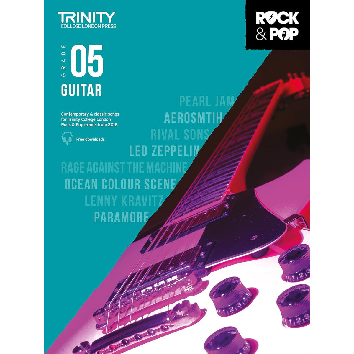 Trinity College London Rock and Pop 2018 Guitar Grade 5 (Book + Online Audio)