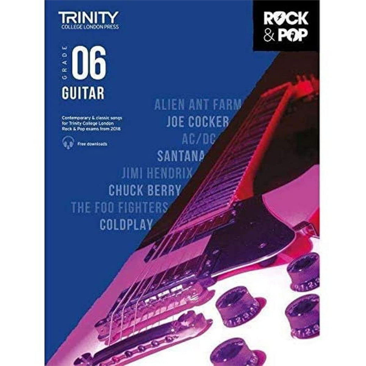 Trinity College London Rock and Pop 2018 Guitar Grade 6 (Book + Online Audio)