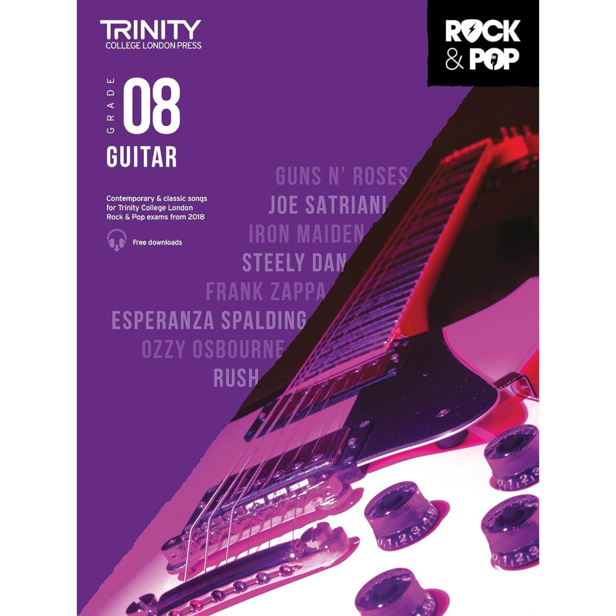 Trinity College London Rock and Pop 2018 Guitar Grade 8 (Book + Online Audio)