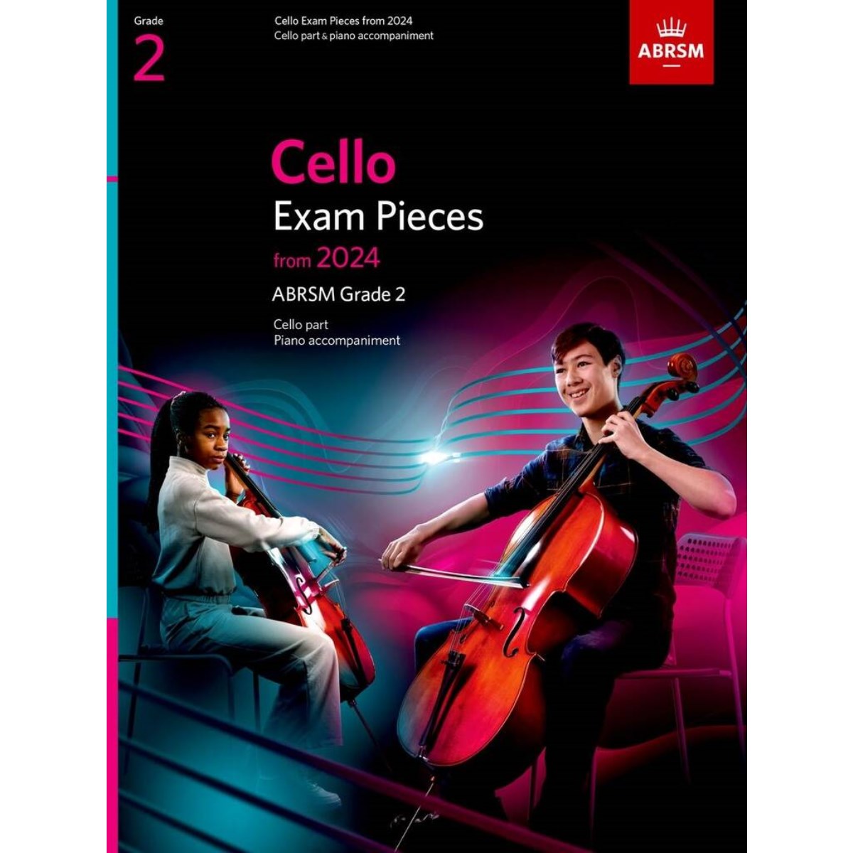 ABRSM Cello Exam Pieces from 2024 Grade 2 - Cello & Piano (Score & Part)