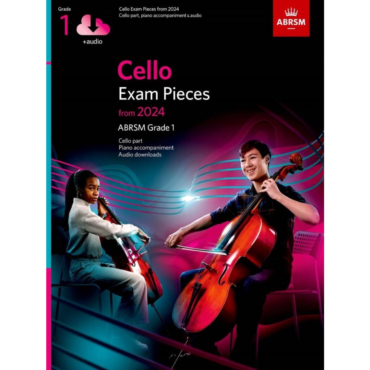 ABRSM Cello Exam Pieces from 2024 Grade 1 - Cello, Piano with Online Audio (Scor