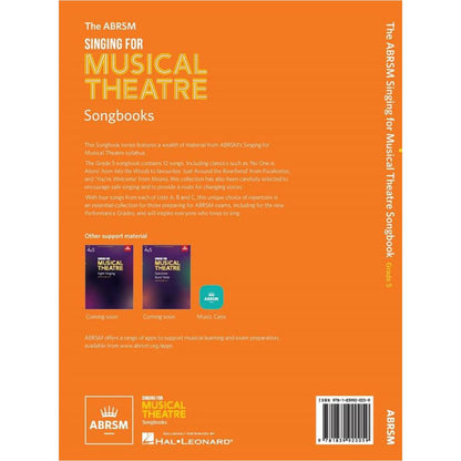 Singing for Musical Theatre Songbook for ABRSM Grade 5