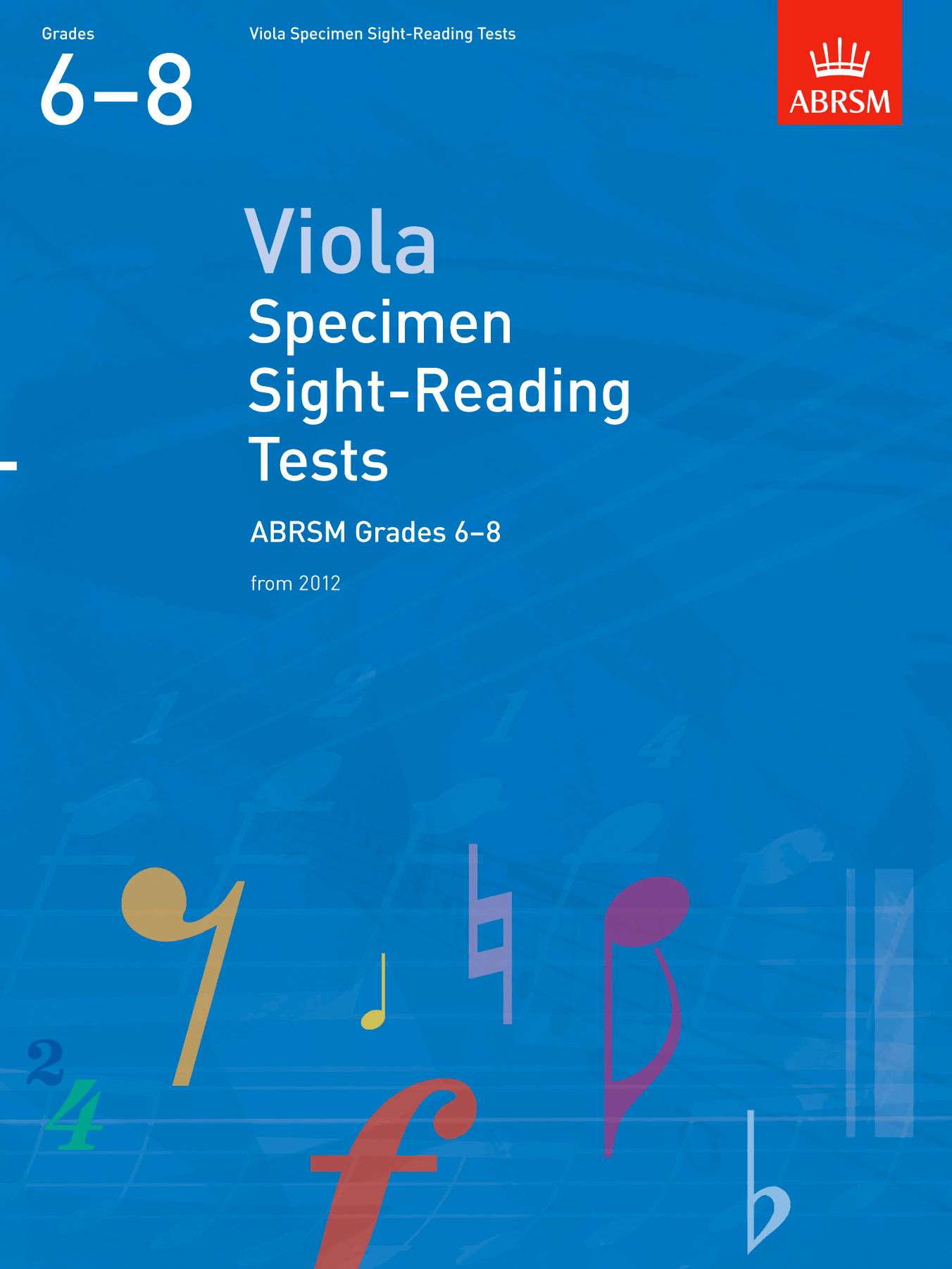 ABRSM Viola Specimen Sight-Reading Grades 6 - 8