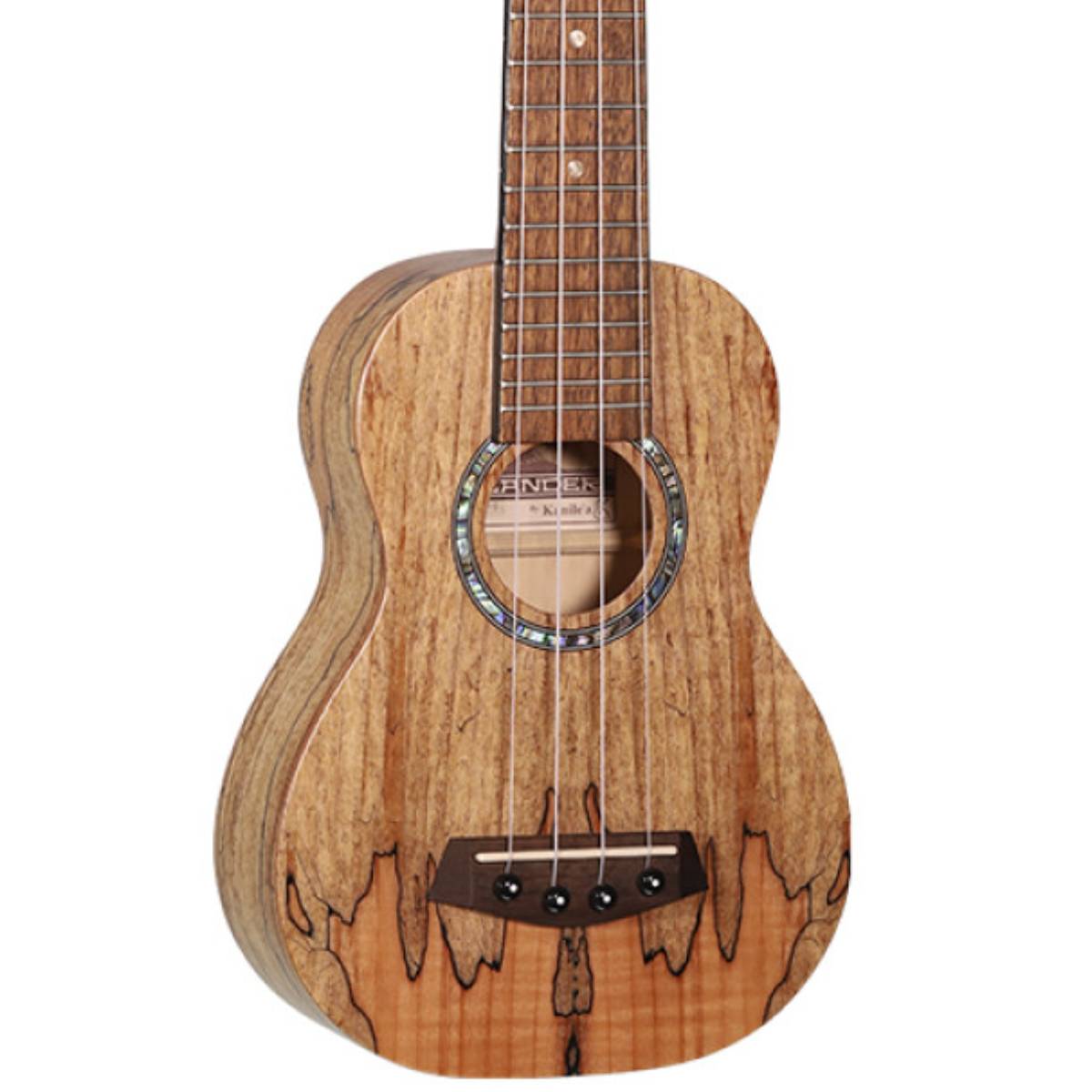 Islander MAS4 Soprano Ukulele, Spalted Maple