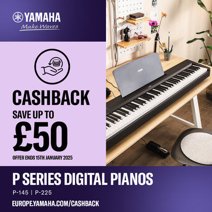 Yamaha P145B Portable Digital Piano