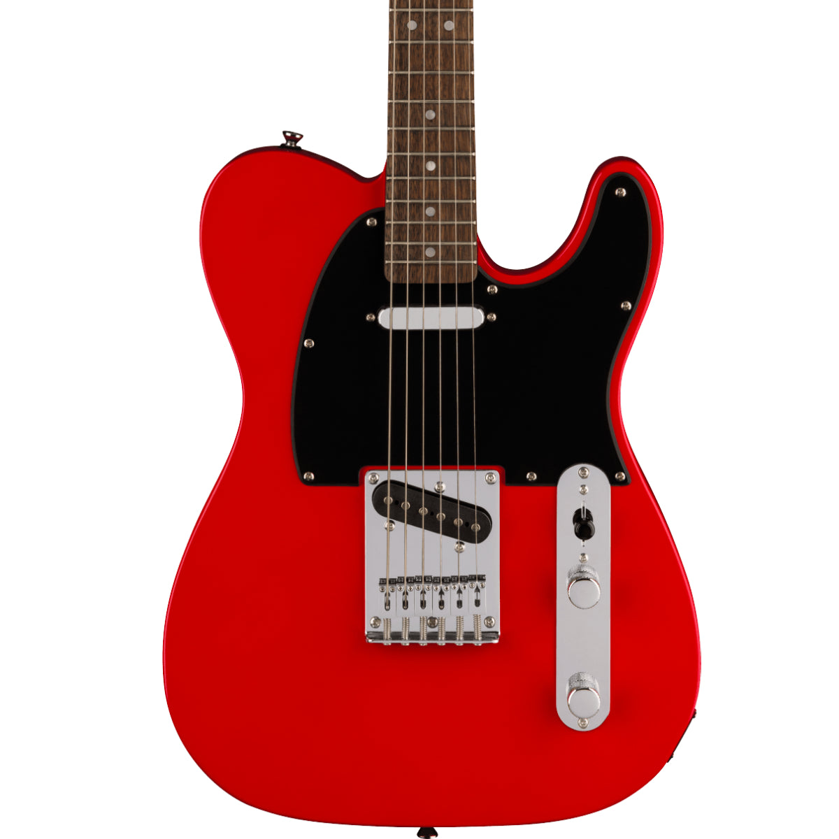 Squier Sonic Telecaster, Laurel Fingerboard, Black Pickguard, Torino Red