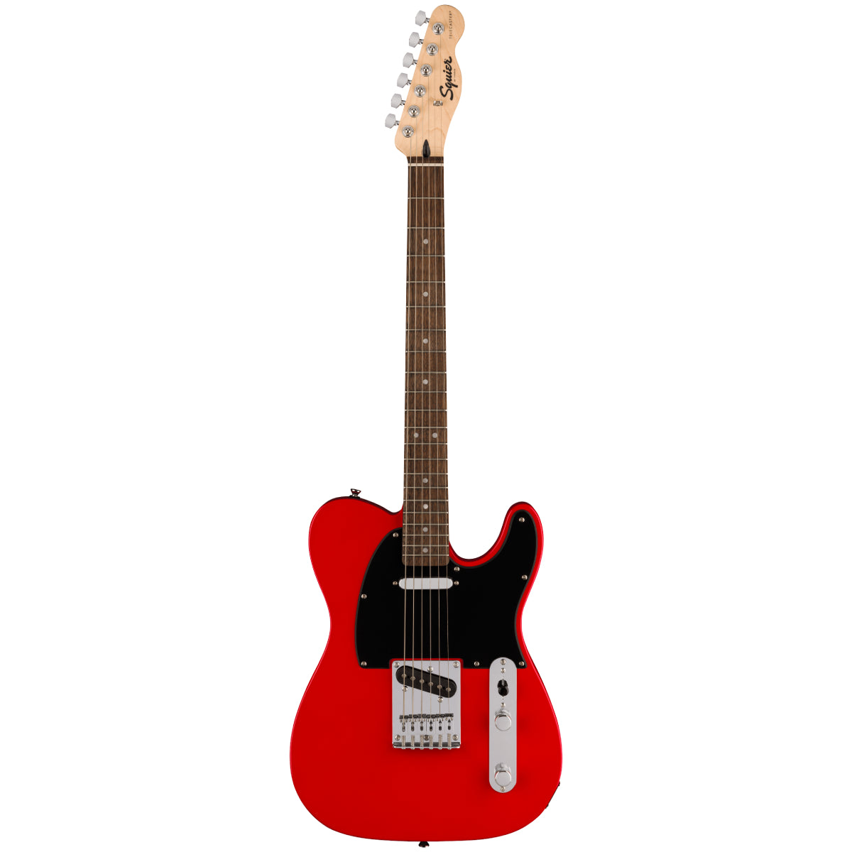 Squier Sonic Telecaster, Laurel Fingerboard, Black Pickguard, Torino Red