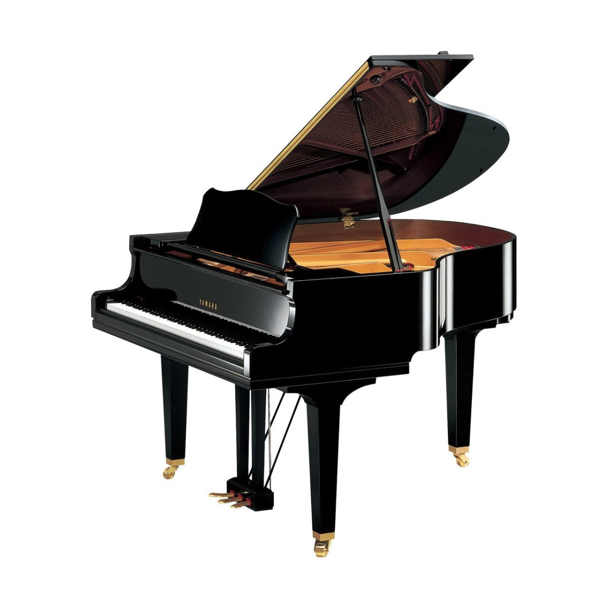 Yamaha GC1PE Grand Piano, Polished Ebony