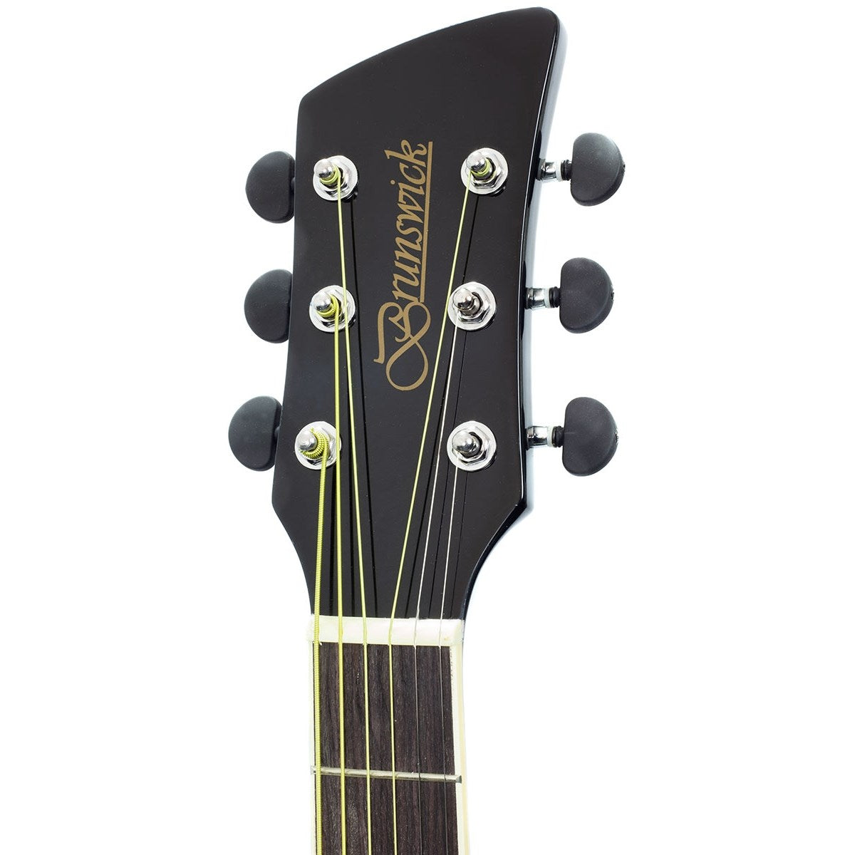 Brunswick Grand Auditorium Black Acoustic Guitar