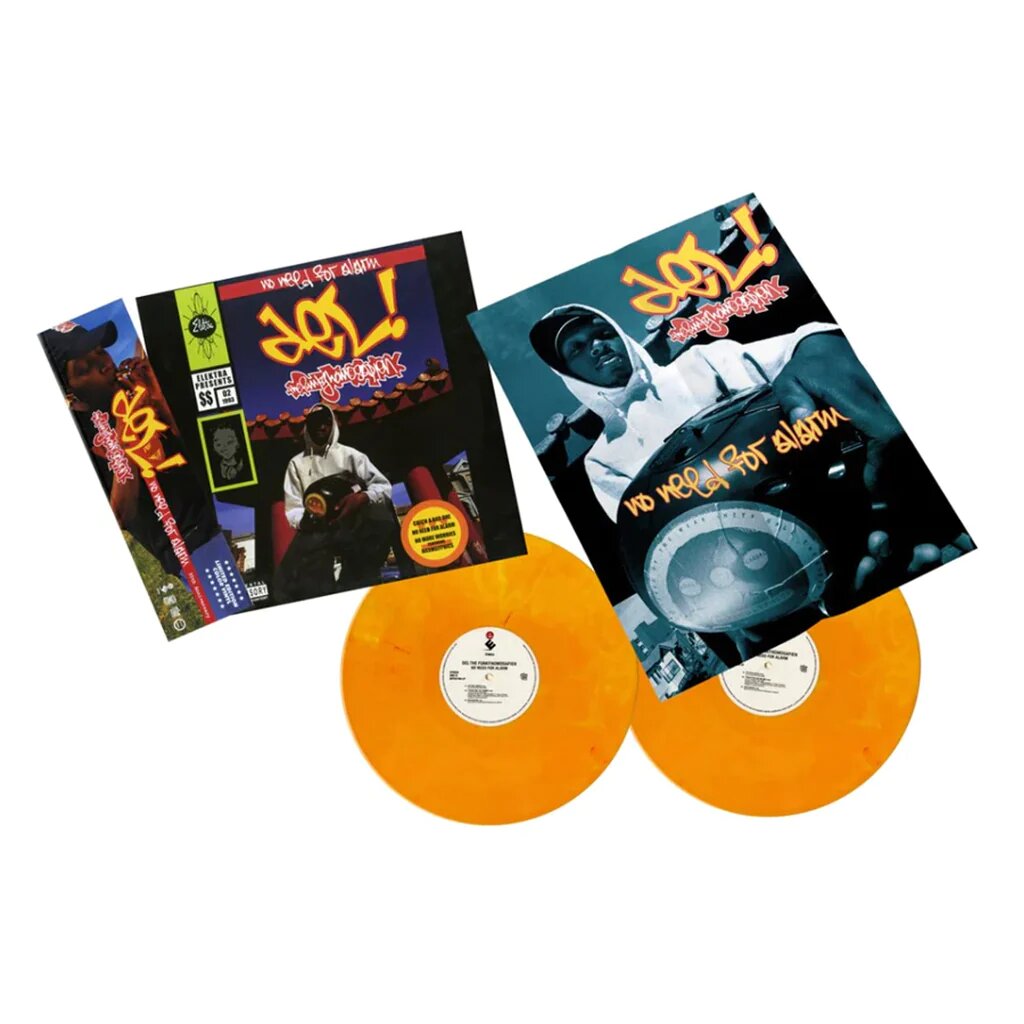 Del The Funky Homosapien - No Need For Alarm - Limited Edition Yellow Highlighter/Orange Swirl 2LP Vinyl