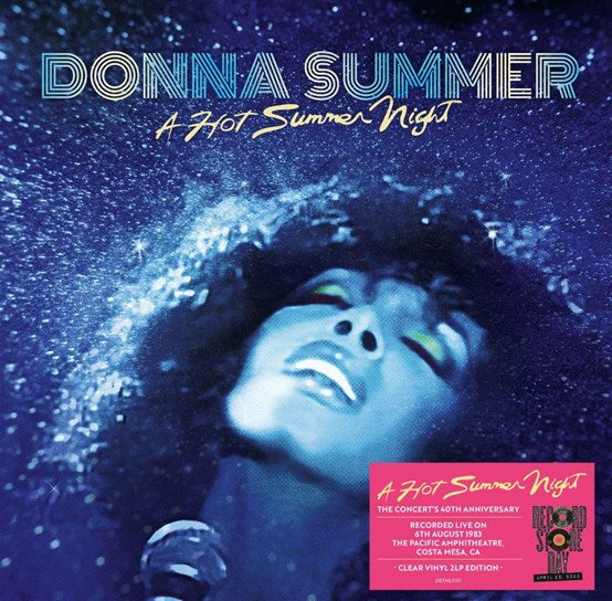 Donna Summer - A Hot Summer Night  40th Anniversary - RSD 2023 - Clear 2LP Vinyl