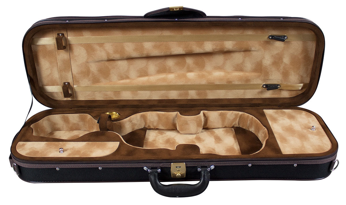 Hidersine Violin Case Pianura 4/4 - Black