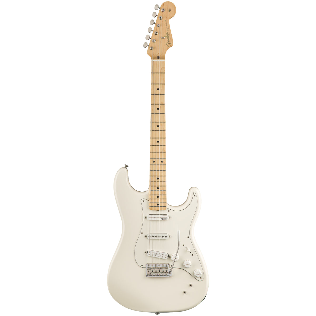 Fender EOB Stratocaster Maple Fingerboard Olympic White Ed Obrian Signature Electric Guitar