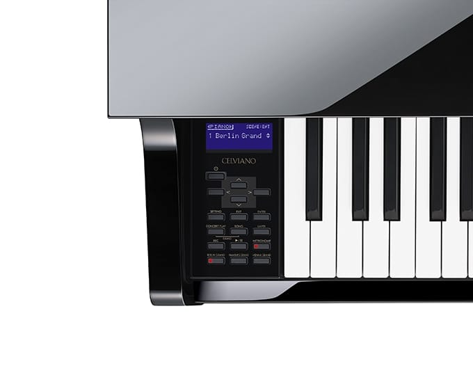 Casio GP510 Grand Hybrid Digital Piano, Polished Ebony, Display Model